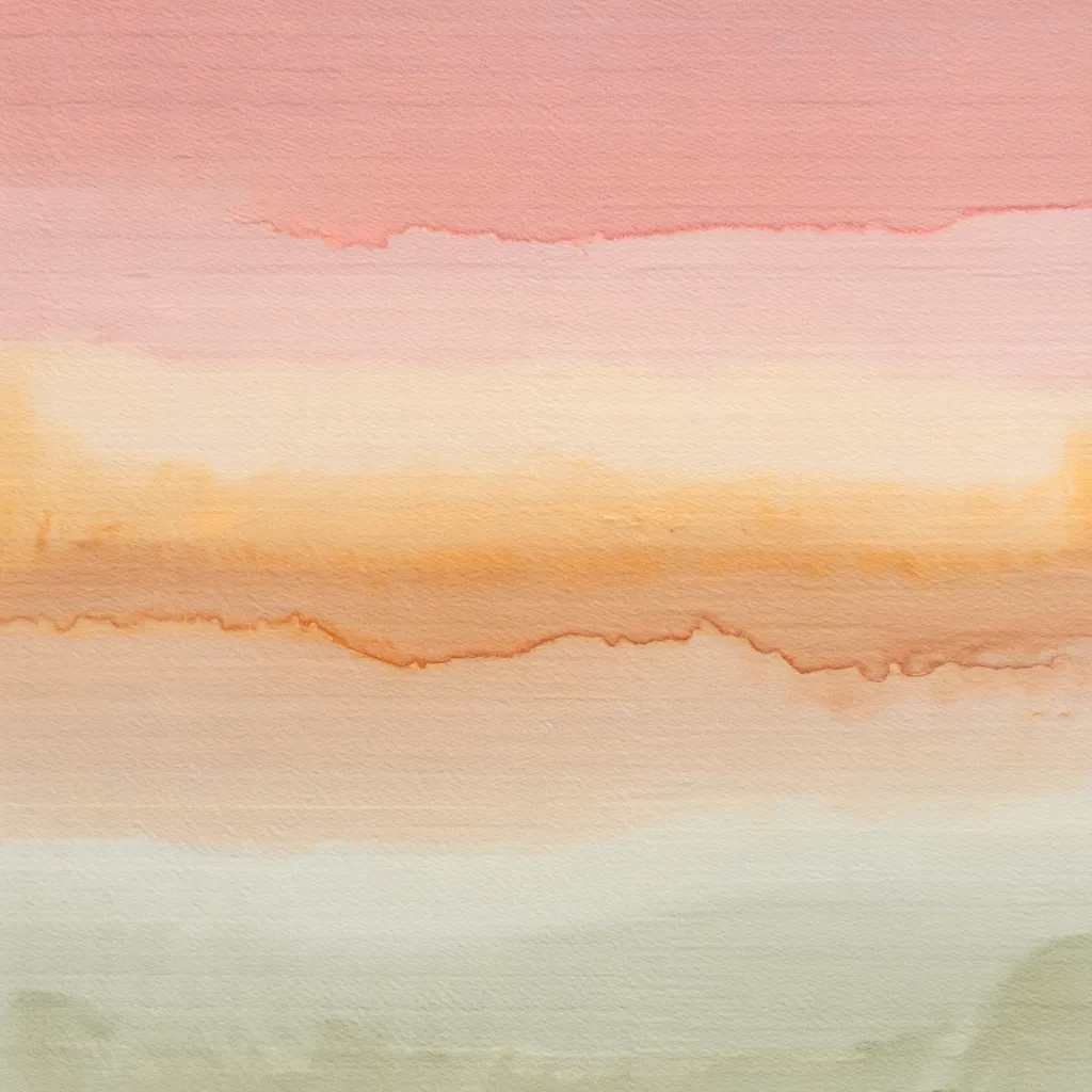 Ethereal Horizon — abstract landscape printable wall art in soft earth tones